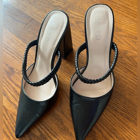 Raid women’s black heels - Picture 3 of 4